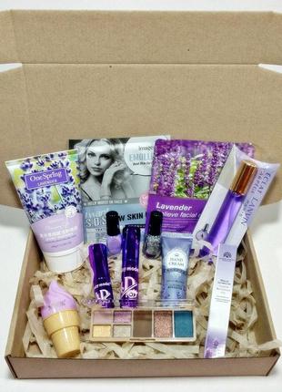 Beauty box лаванда, подарунковий набір косметики