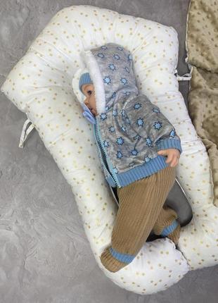 Подушка для новорожденных кокон для сна6 фото