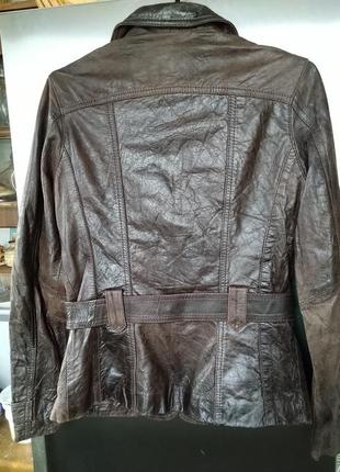 Кожаная куртка, пиджак из нежной кожи ягненка promod3 фото
