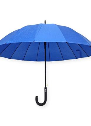 Жіноча парасолька тростина на 16 спиць з тисненим візерунком2 фото