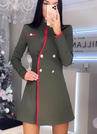 Сукня піджак у мілітарі стилі sale2 фото