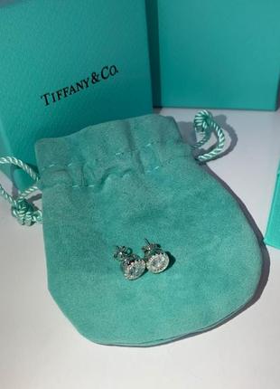 Tiffany тіффані сережки, срібло 925 проби. красива упаковка. ідеально на подарунок дівчині.2 фото
