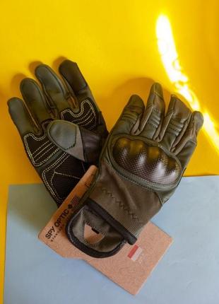 Тактичні кевларові сенсорні військові перчатки  рукавички spy optics harrier tactical fr/ oakley gloves олива (olive)зелені