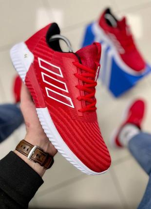 Adidas clima red чоловічі кроси кросівки червоні