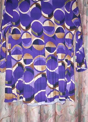 Модная фактурная кофта блуза гофре.1 фото