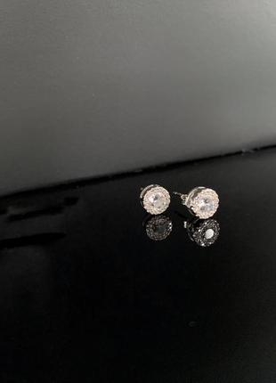 Tiffany серьги гвоздики серебро 925 / тиффани серебряные серьги в роскошной подарочной упаковке tiffany & co 6