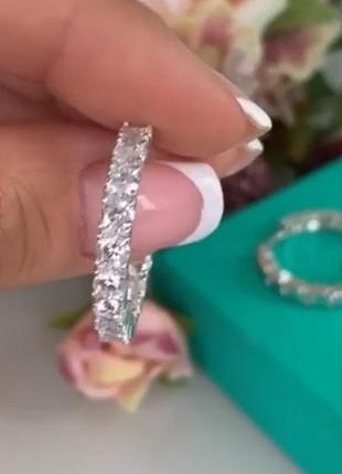Tiffany серьги гвоздики серебро 925 / тиффани серебряные серьги в роскошной подарочной упаковке tiffany & co