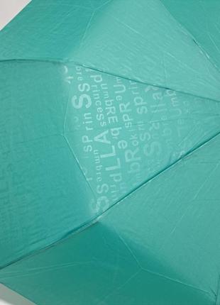 Однотонна парасолька з тисненим візерунком від фірми "toprain"2 фото