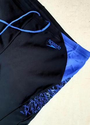 Шорты для плавания speedo endurance+ спортивные черно-синие на 14 лет. нюанс.3 фото