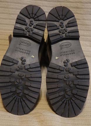Брутальні високі шкіряні черевики з подвійною застібкою brunello cucinelli італія 40 р.9 фото