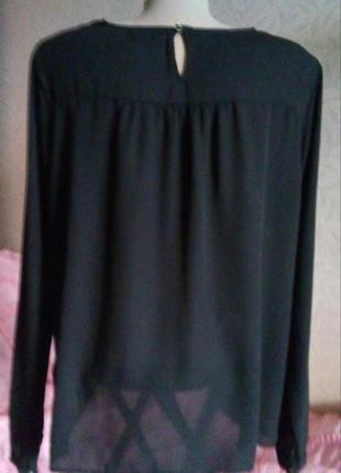 Элегантная шифоновая блуза only,размер-l4 фото
