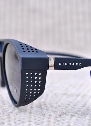 Стильні фірмові круглі окуляри з боковим шорой thom richard polarized унісекс