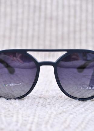 Стильні фірмові круглі окуляри з боковим шорой thom richard polarized унісекс3 фото