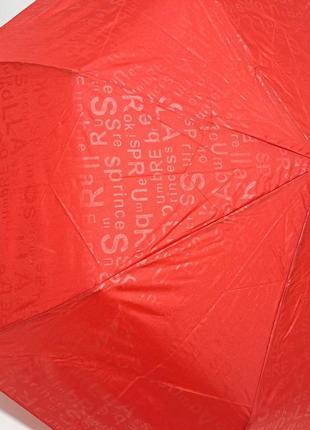 Однотонный зонтик с тисненым узором от фирмы "toprain"2 фото