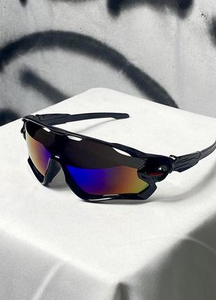 Очки треккинговые солнце защитные вело очки 2023 очки разноцветные с разноцветными линзами спортивные очки с луной модные очки1 фото