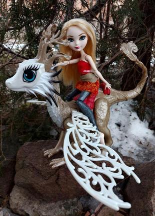 Кукла эпл вайт и дракон ever after high dragon apple white doll лялька