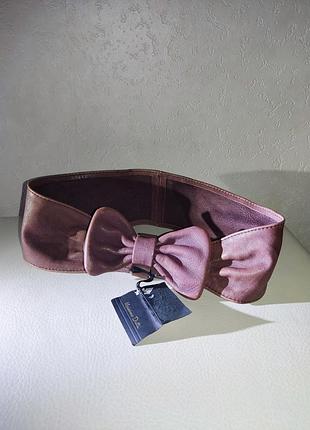 Шкіряний пояс ремень massimo dutti