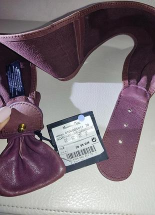 Кожаный пояс massimo dutti 4