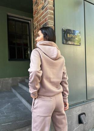Спортивный костюм женский цвет капучино размер 42-46, 48-523 фото