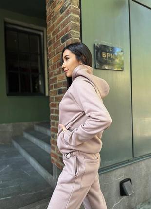 Спортивный костюм женский цвет капучино размер 42-46, 48-524 фото