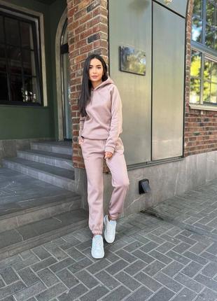Спортивный костюм женский цвет капучино размер 42-46, 48-521 фото