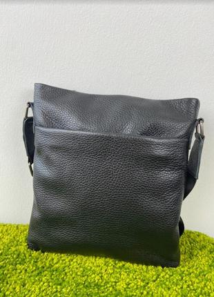 Мужская сумка black flash up материал - натуральная кожа цвет - черный
