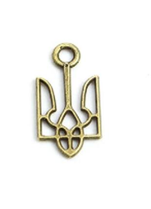 Подвески трезуб бронзовые4 фото