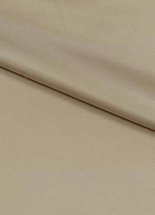 Тканина атлас підкладкова бежево-золотиста для одягу1 фото