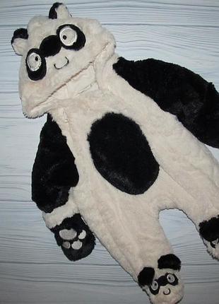 Комбинезон - меховушка с ножками  0-3 мес