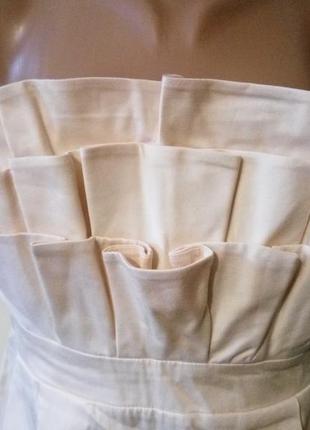 H&m . эффектное платье бюстье . новое .100% хлопок2 фото