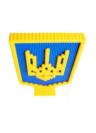 Конструктор pixel heroes "герб україни" vita toys vtk 0064 404 деталі