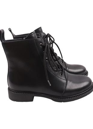 Черевики жіночі vidorcci чорні натуральна шкіра, 40