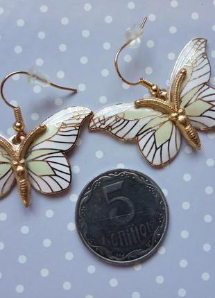Эксклюзивные серьги paolo truzzi бабочки2 фото