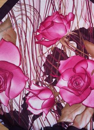 Хустка принт троянди