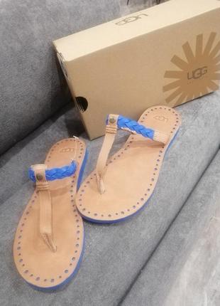 Сандалии ugg bria marine blue5 фото