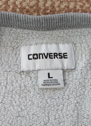 Converse core oversized crew женский свитшот кофта оригинал (l)9 фото