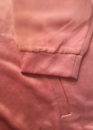 Платье свитшот миди  розовое манго mango, м8 фото
