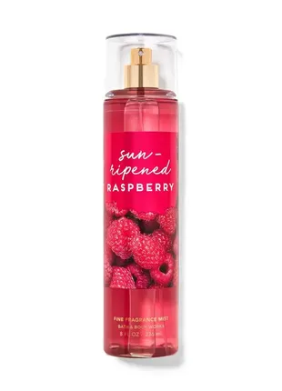 Парфюмированный спрей (мист) для тела bath and body works sun-ripened raspberry1 фото