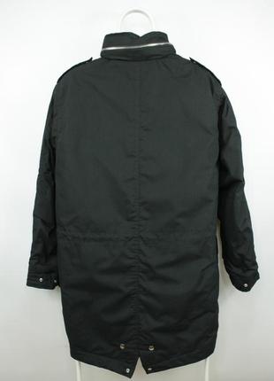 Качественная утепленная куртка парка h&amp;m black parka jacket7 фото