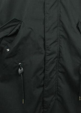 Качественная утепленная куртка парка h&amp;m black parka jacket5 фото