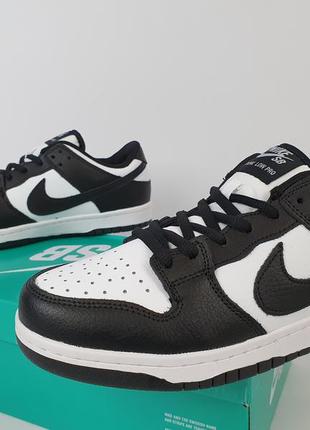 Молодіжні кросівки чоловічі чорно-білі низькі nike sb dunk-найк змін данця взуття весна літо10 фото