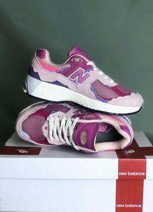 Кроссовки женские new balance 2002r pink violet2 фото