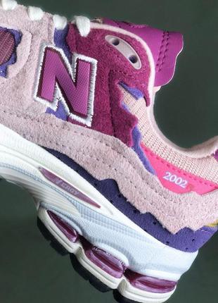 Кроссовки женские new balance 2002r pink violet5 фото