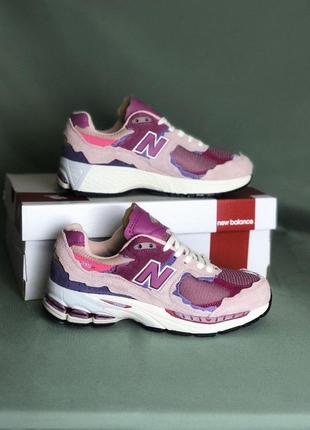 Кроссовки женские new balance 2002r pink violet