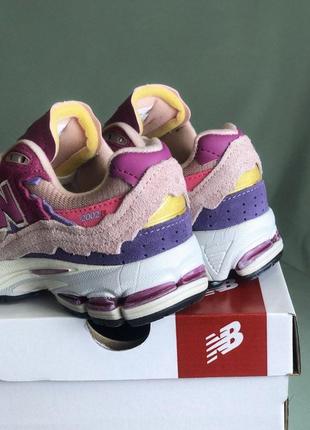 Кроссовки женские new balance 2002r pink violet3 фото