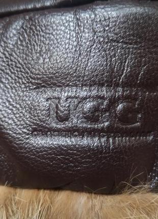 Меховая шапка ушанка ugg2 фото