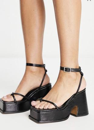 Босоножки на платформе мюли topshop4 фото