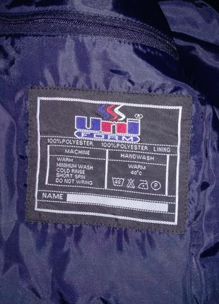 Мужской новый темно-синий классический пиджак жакет6 фото
