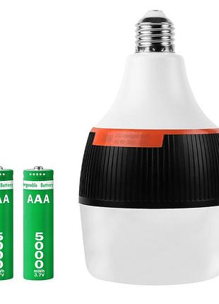 Аварийная автономная лампа e27 30w led лампочка с аккумулятором до 10 часов освещения