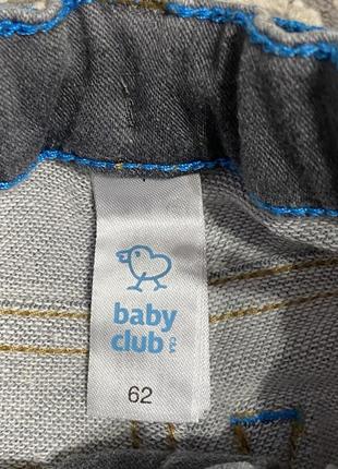 Джинсы серые с поясом baby club4 фото